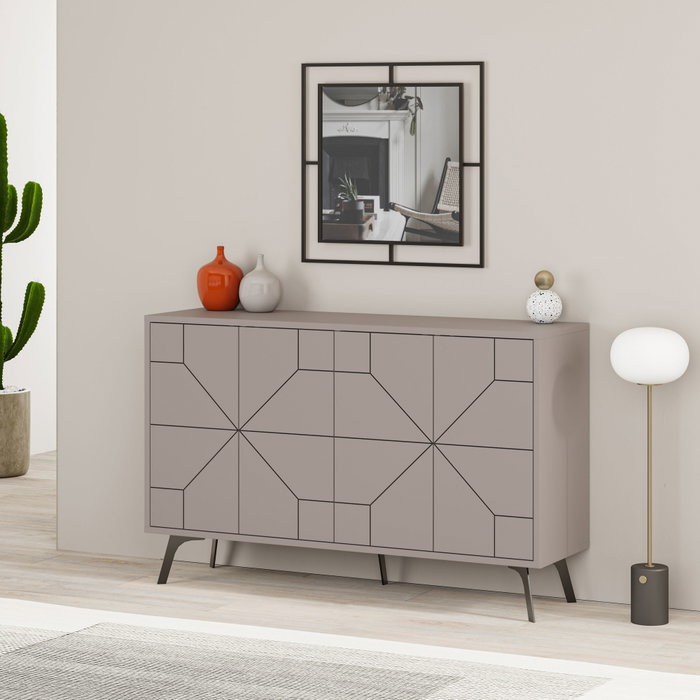 Hanah Home Dune Consola Moka Claro 123x62.4x35 cm